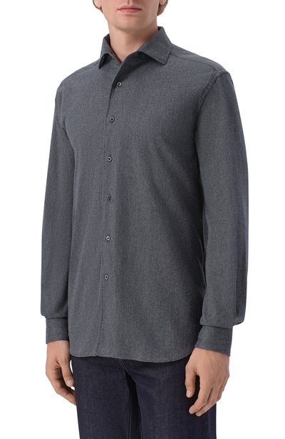 Хлопковая рубашка CORNELIANI, арт. 28P156/2A11510, фото 3