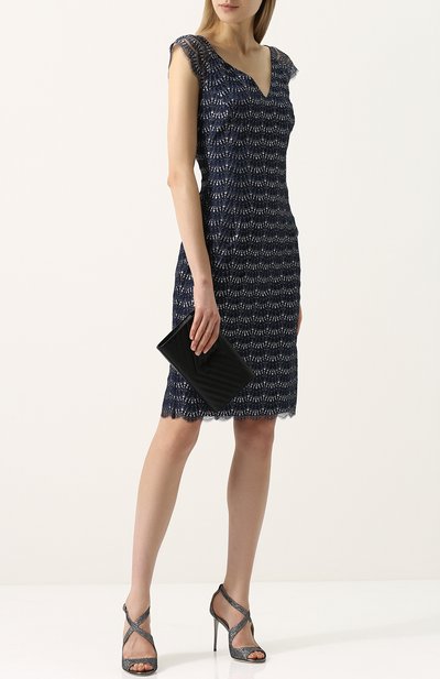 Босоножки emily 100 из металлизированного текстиля на шпильке JIMMY CHOO, арт. EMILY 100/LAG, фото 2