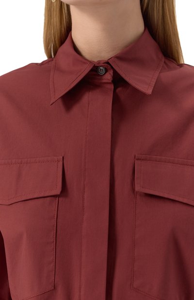 Хлопковая рубашка ERIKA CAVALLINI, арт. P5SJ18, фото 5