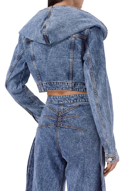 Джинсовая куртка ALAIA, арт. AA9V0306T535C, фото 4