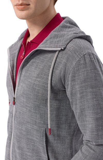 Толстовка из шерсти и шелка KITON, арт. UMC010K0615E05, фото 5