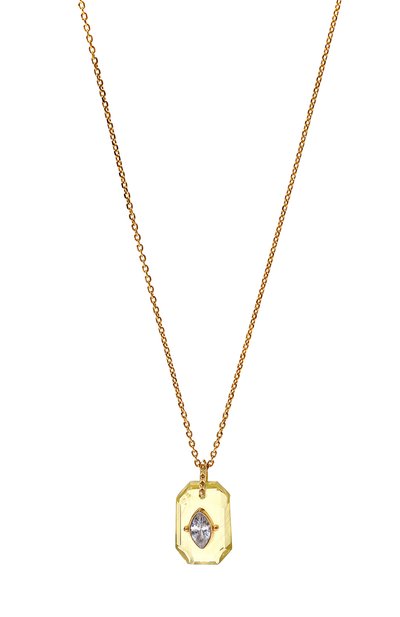 Подвеска на цепочке HANKA_IN цвета по цене 15000 руб., арт. INS-LG47-QLEM-CZ-0.5M, фото 3 Подвеска на цепочке HANKA_IN, арт. INS-LG47-QLEM-CZ-0.5M, фото 3