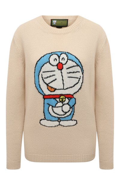 Шерстяной пуловер doraemon x gucci GUCCI, арт. 655654 XKBVW, фото 1
