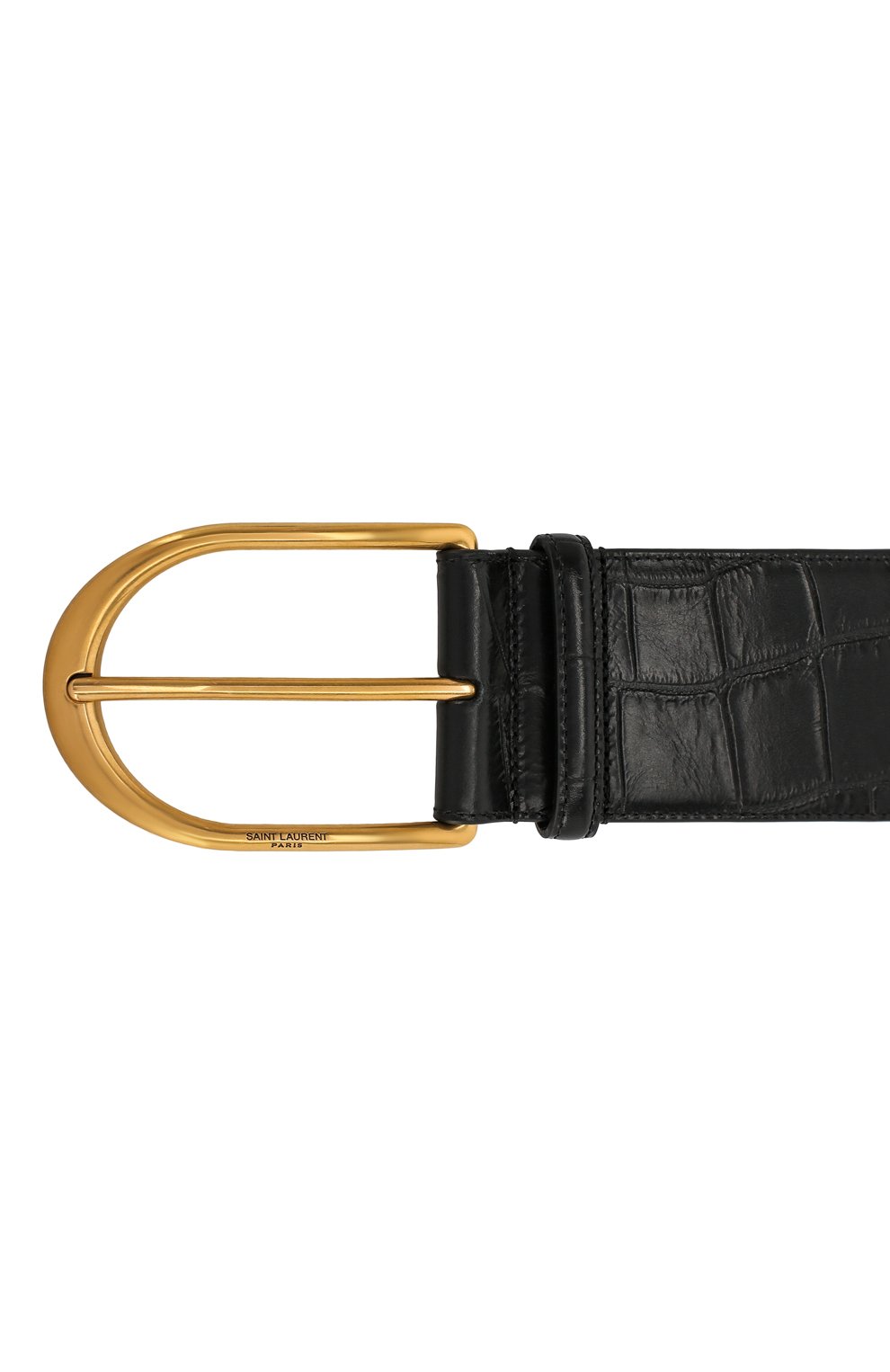 Кожаный ремень SAINT LAURENT, арт. 619783/1SR0W, фото 3