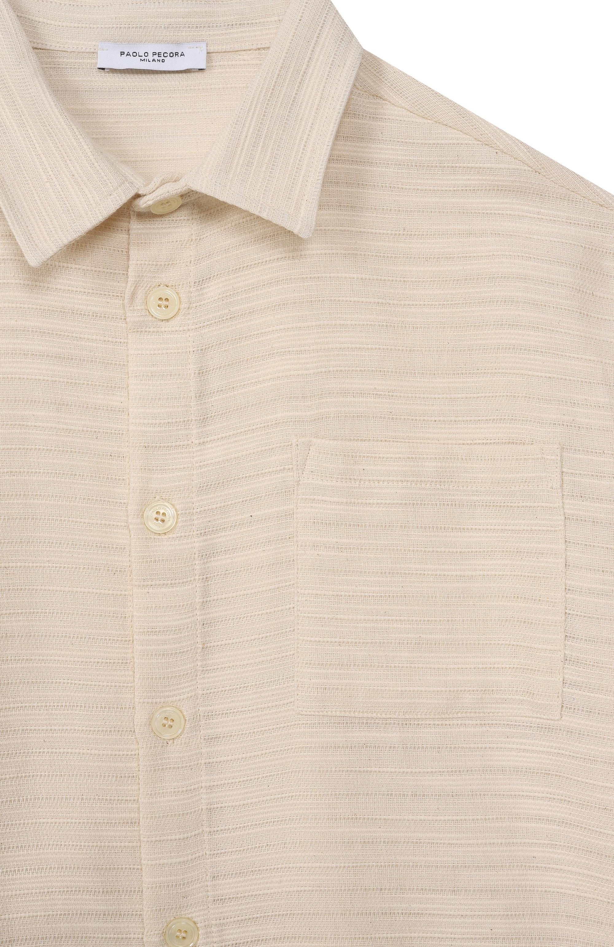 Хлопковая рубашка PAOLO PECORA MILANO, арт. PP4379, фото 3