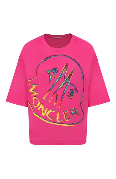 Женская хлопковая футболка MONCLER, арт. 8C00026/899SP