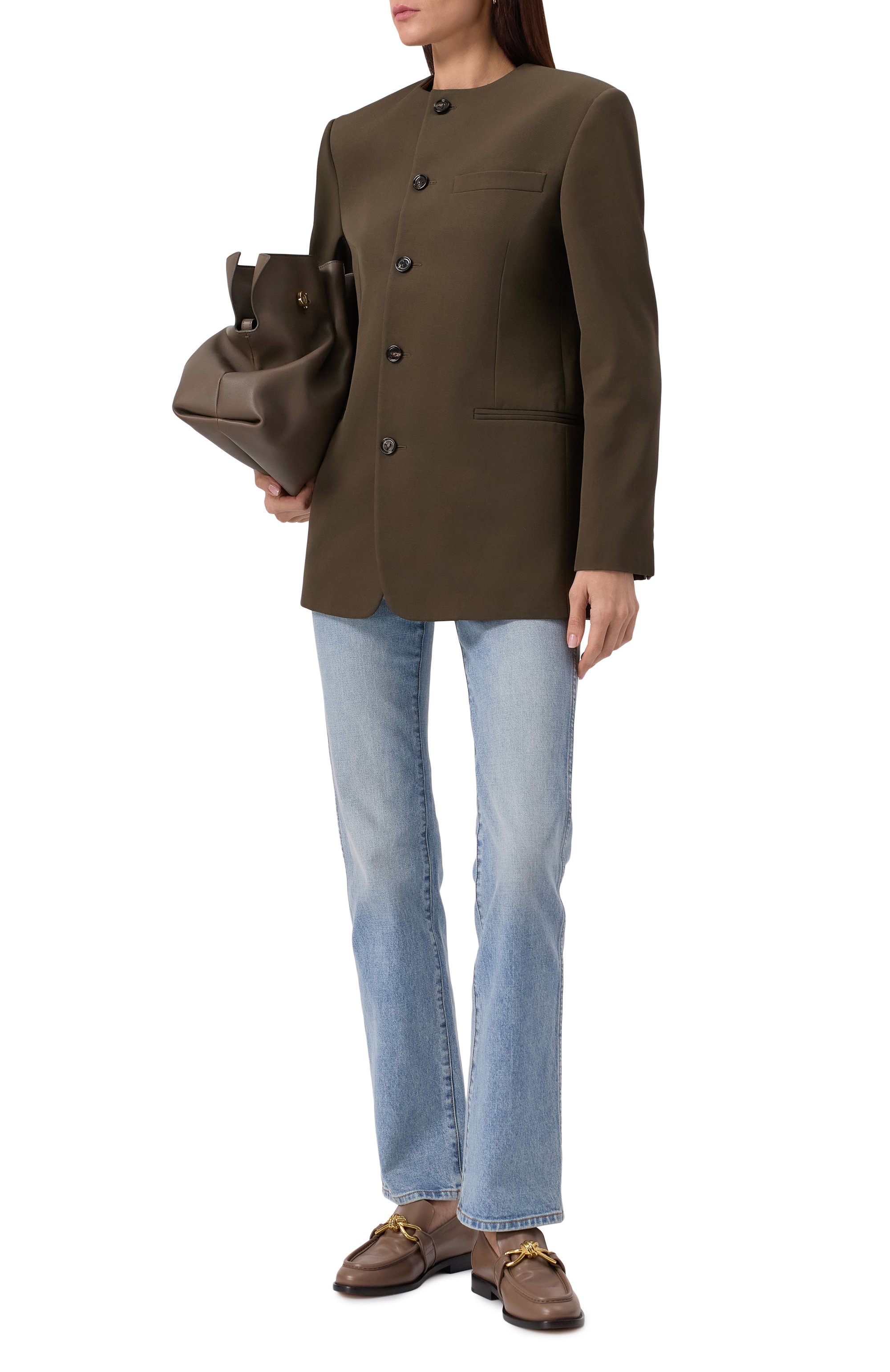 Кожаные лоферы astaire BOTTEGA VENETA светло-коричневого цвета по цене 131000 руб., арт. 796697/V5DZ0, фото 2 Кожаные лоферы astaire BOTTEGA VENETA, арт. 796697/V5DZ0, фото 2