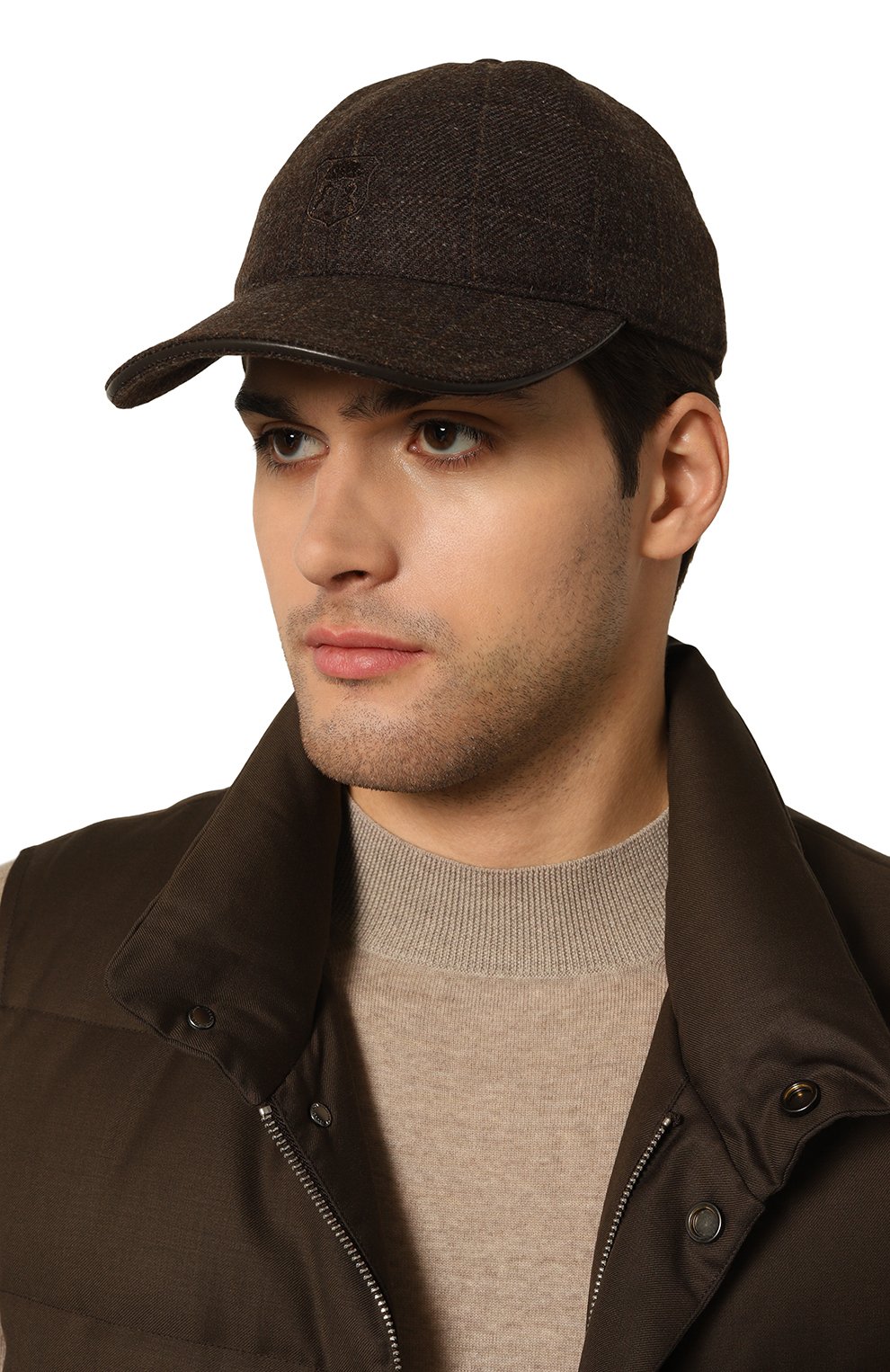 Бейсболка из шерсти и кашемира CORNELIANI, арт. 940500-9429200, фото 2