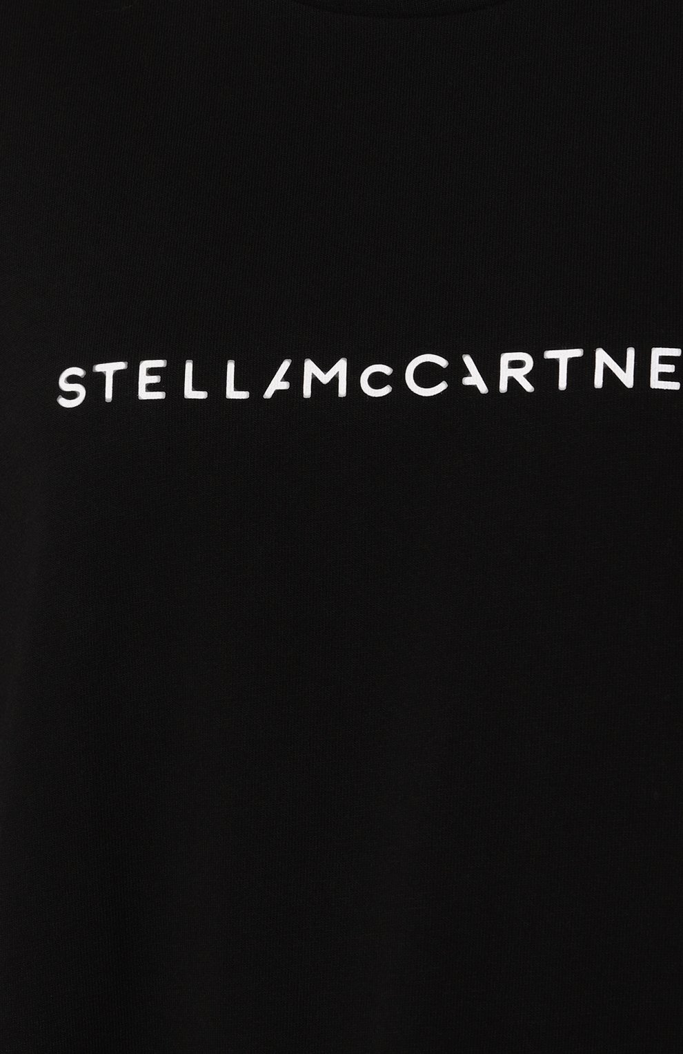 Хлопковая футболка STELLA MCCARTNEY черного цвета по цене 33900 руб., арт. 6J0158/3SPY48, фото 5 Хлопковая футболка STELLA MCCARTNEY, арт. 6J0158/3SPY48, фото 5