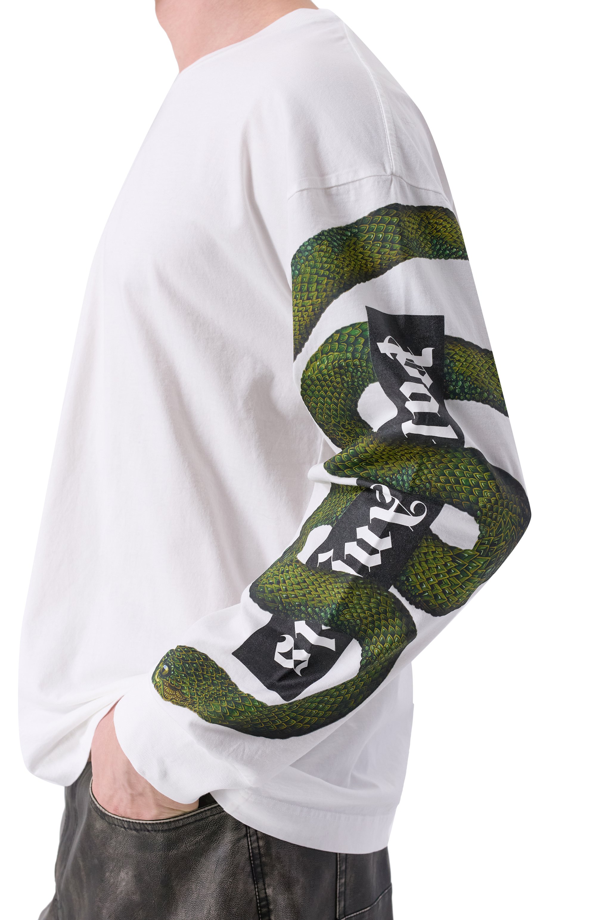 Хлопковый лонгслив PALM ANGELS, арт. PMAB058F25JER002, фото 5