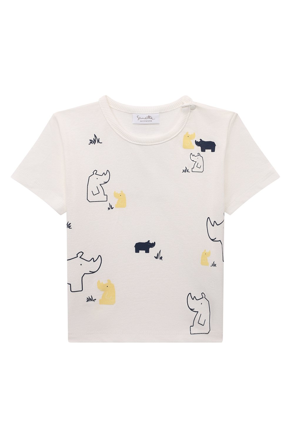 Хлопковая футболка SANETTA, арт. 902292, фото 1