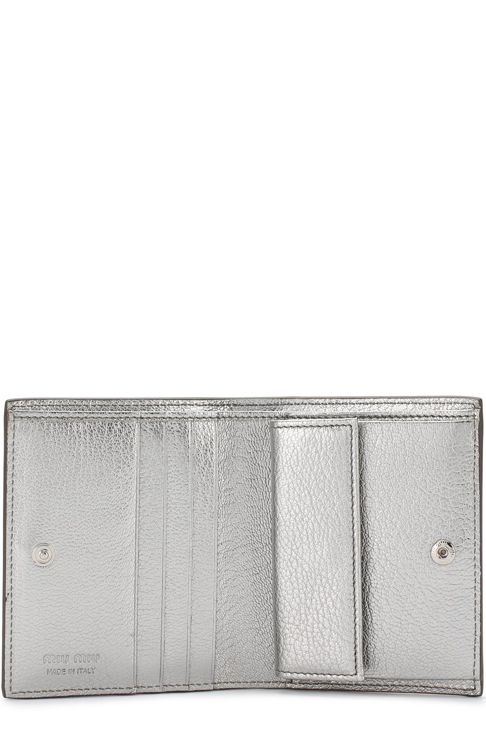 Кожаный кошелек с логотипом бренда MIU MIU, арт. 5MV204-34-F0135, фото 3