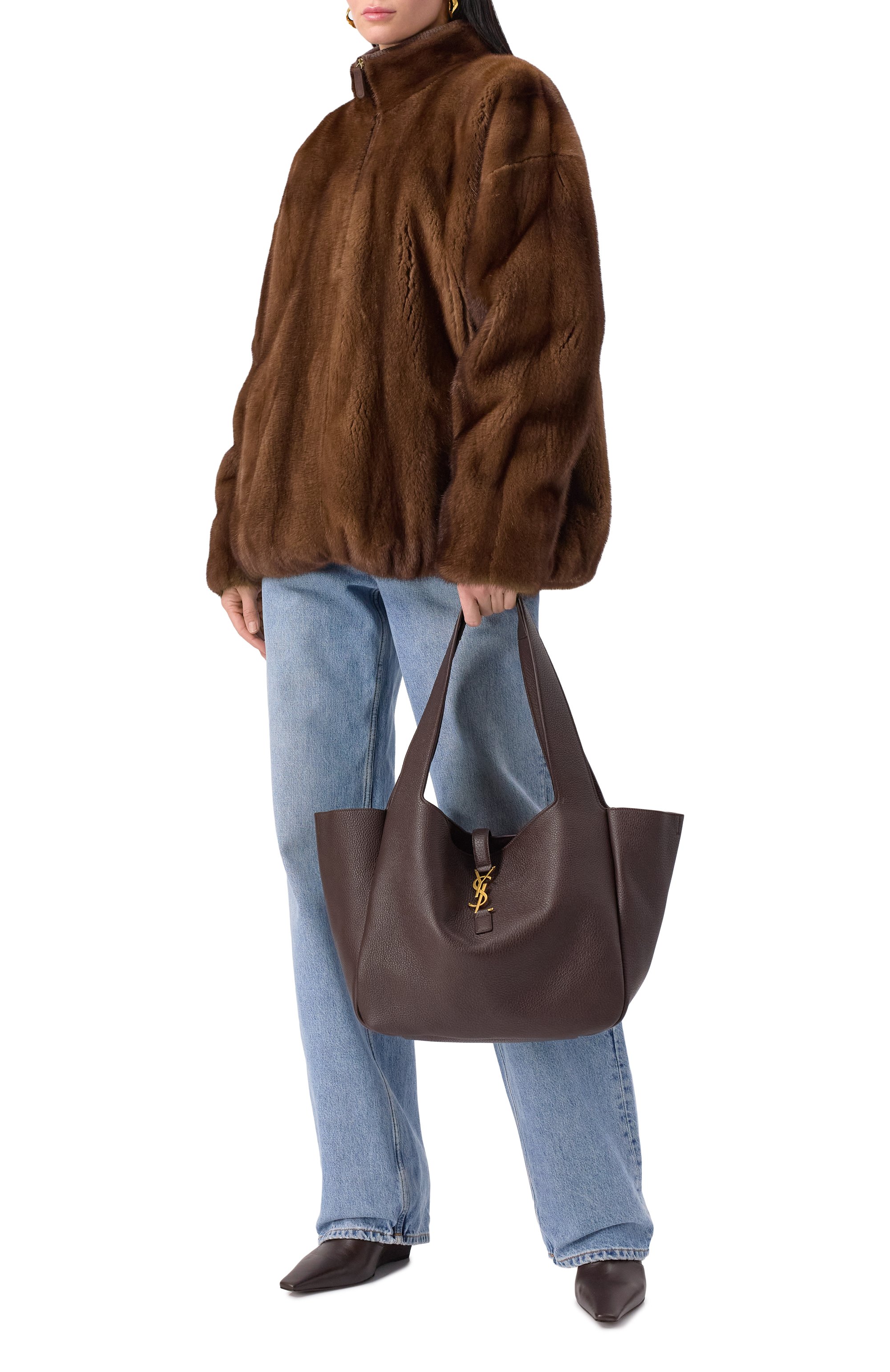 Сумка-тоут le 5 à 7 bea SAINT LAURENT, арт. 763435/AADUU, фото 7