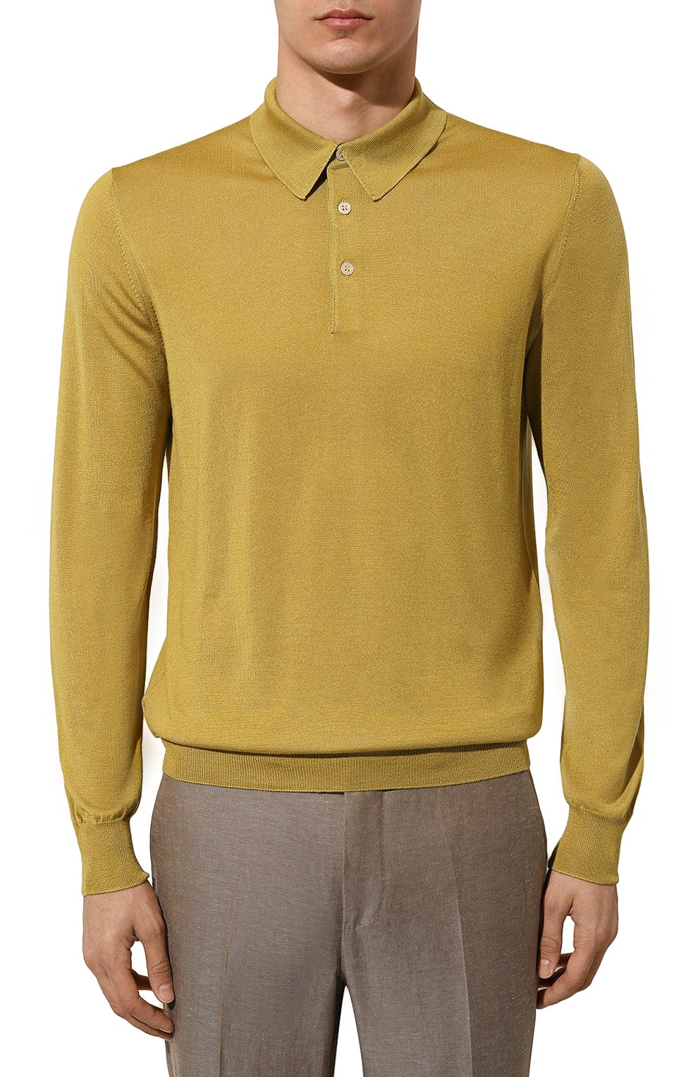 Поло из шерсти и шелка GRAN SASSO, арт. 57132/13190, фото 3