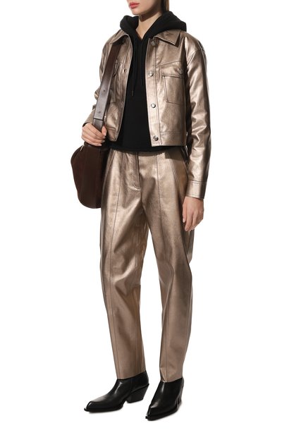 Куртка HUGO золотого цвета по цене 28050 руб., арт. 50484649, фото 2 Куртка HUGO, арт. 50484649, фото 2