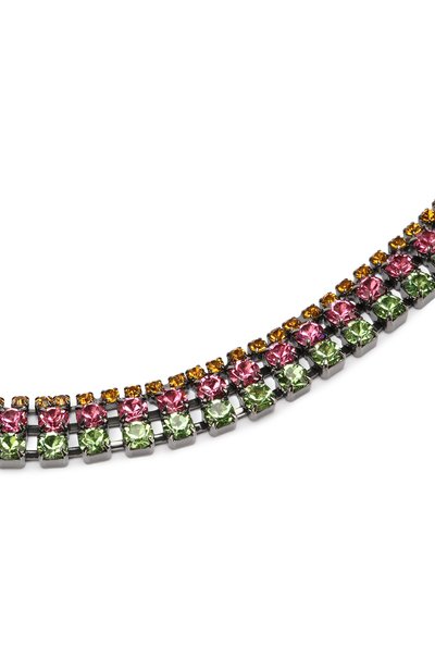 Кожаный кулон с текстильными подвесками в виде цветка MARNI, арт. C0MVW12A00/T2000, фото 3