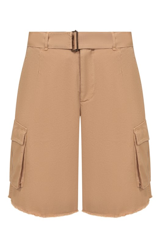 Хлопковые шорты Laneus S6LAMASH091 Бежевый S6LAMASH091