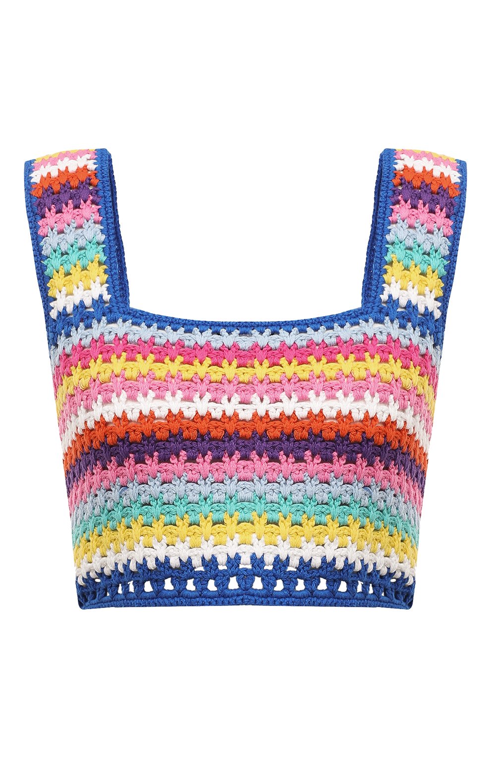 Хлопковый топ MC2 SAINT BARTH разноцветного цвета по цене 11500 руб., арт. STBW/HALIMA/06515D, фото 1 Хлопковый топ MC2 SAINT BARTH, арт. STBW/HALIMA/06515D, фото 1