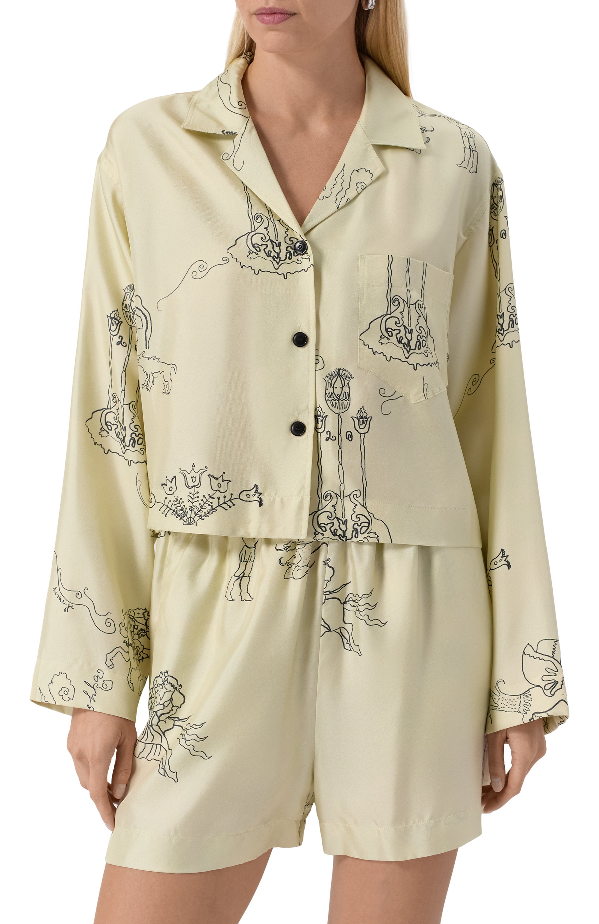 Шелковая блузка NANUSHKA, арт. NW25SSTP31250, фото 3