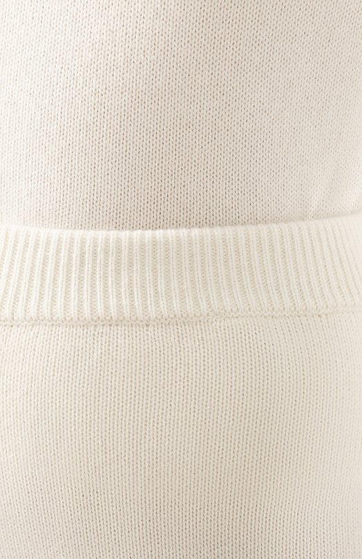 Кашемировые брюки Joseph Белый, фото 5