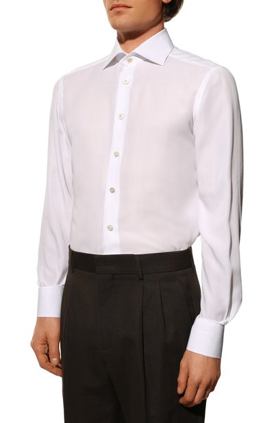 Сорочка из лиоцелла KITON, арт. UCCH0808701, фото 3