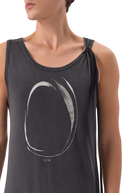 Хлопковая майка ANN DEMEULEMEESTER, арт. B0013388/FA637, фото 5