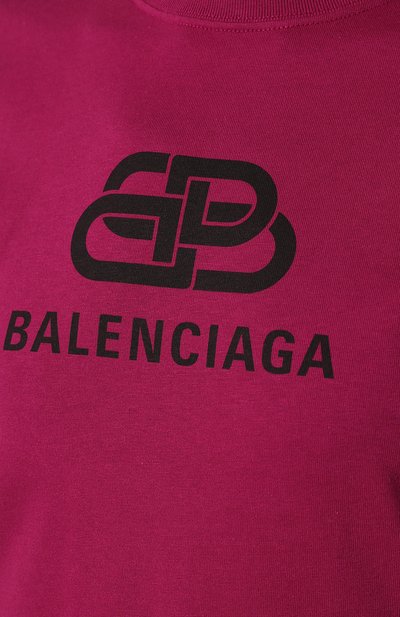 Хлопковая  футболка BALENCIAGA, арт. 583245/TGV75, фото 5