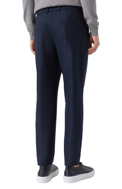 Брюки BOSS темно-синего цвета по цене 29950 руб., арт. 50551542, фото 4 Брюки BOSS, арт. 50551542, фото 4