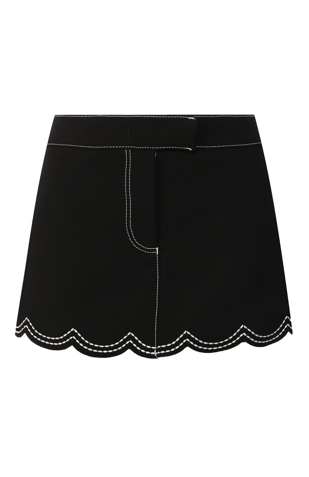 Шорты с контрастной прострочкой REDVALENTINO, арт. RR3RFA10/1FR, фото 1