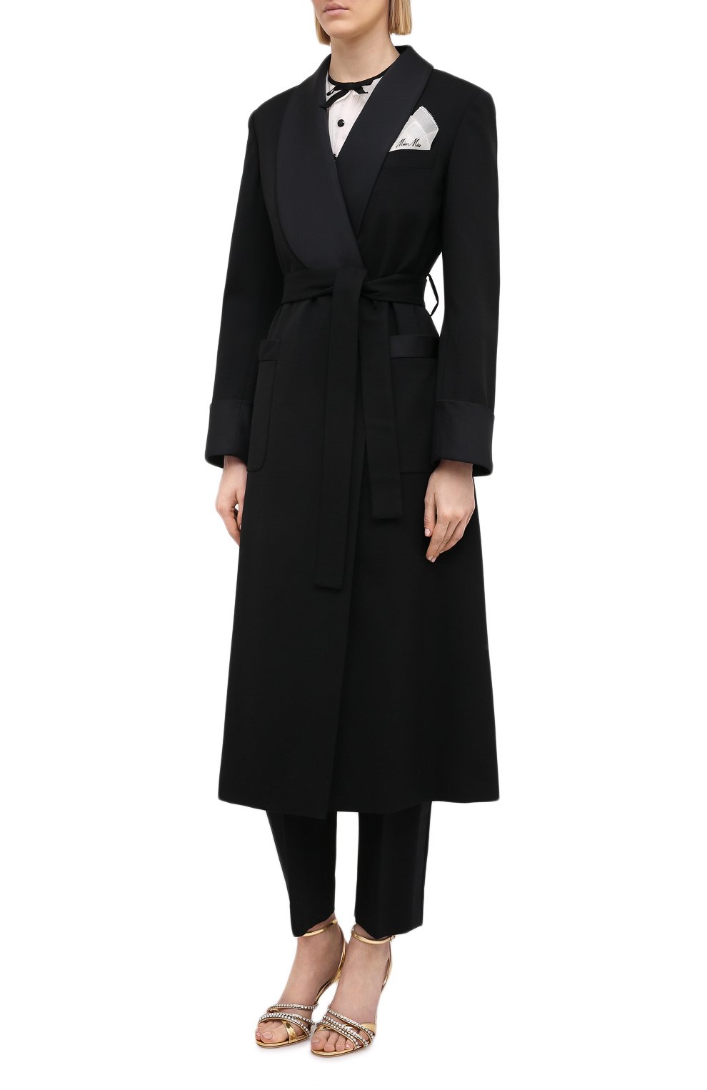 Шерстяное пальто MIU MIU, арт. MS1798-1R1-F0002, фото 3