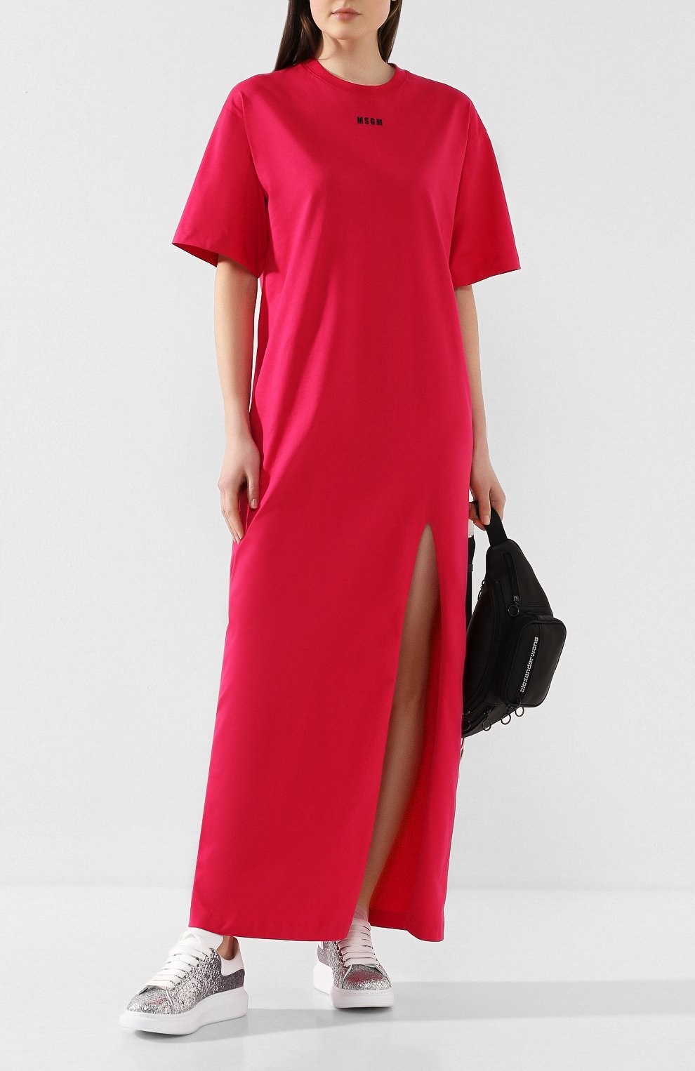 Хлопковое платье MSGM, арт. 2842MDA160 207498, фото 2