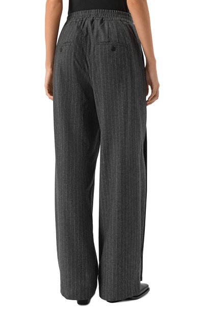 Брюки из шерсти и хлопка ISABEL BENENATO, арт. DW42F25, фото 4