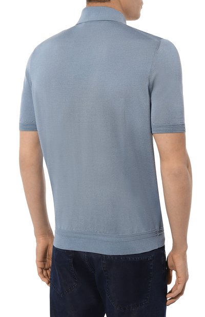 Шелковое поло STEFANO RICCI, арт. K616215P13/F24101, фото 4