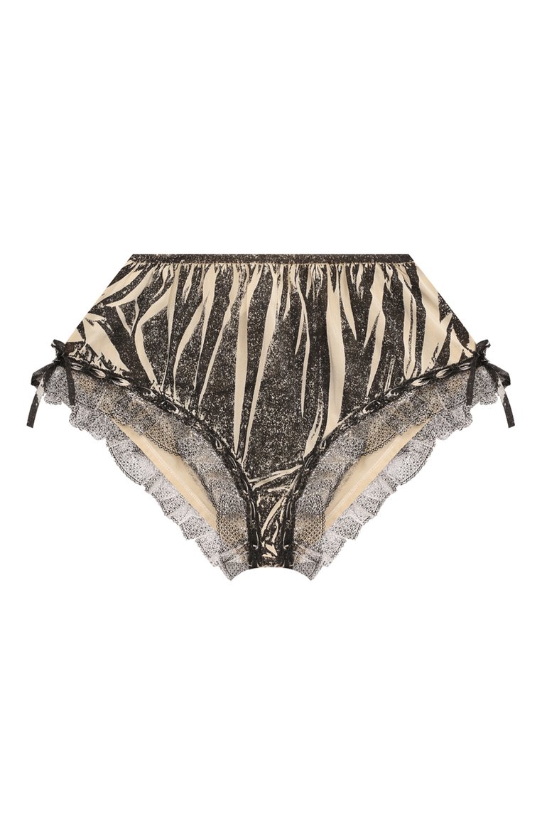 Женские трусы-шорты MAISON MARGIELA бежевого цвета, арт. S51QP0026/S24641 | Фото 1 (Нос: Не проставлено; Материал внешний: Вискоза)