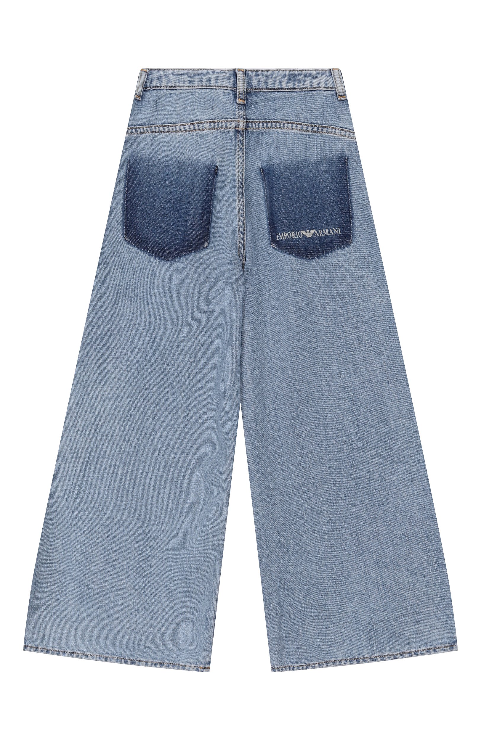 Джинсы EMPORIO ARMANI голубого цвета по цене 21500 руб., арт. EG000928/AF28440, фото 2 Джинсы EMPORIO ARMANI, арт. EG000928/AF28440, фото 2