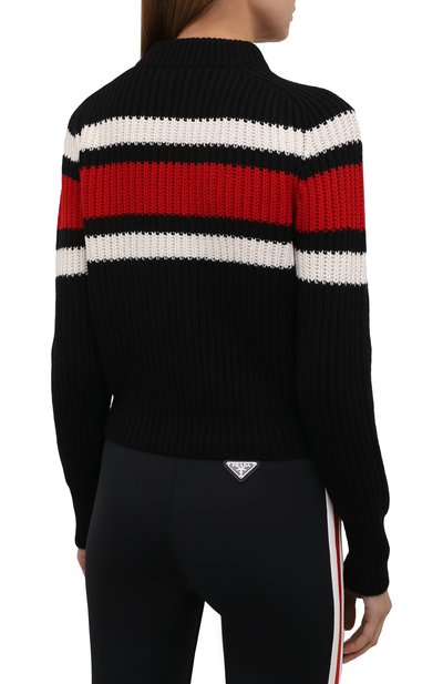 Кашемировый кардиган PRADA, арт. P25L14-10QD-F0002-212, фото 4