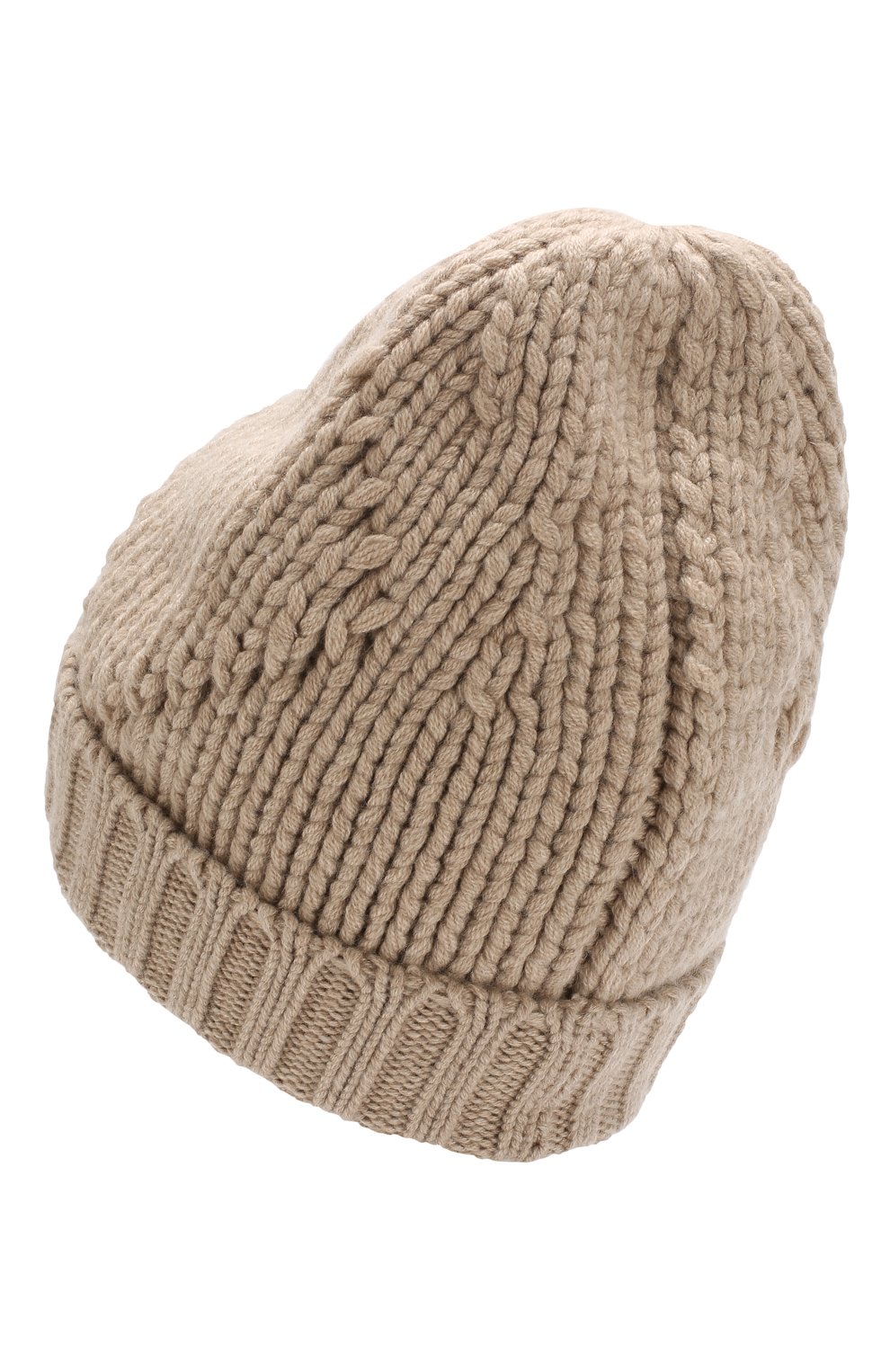 Кашемировая шапка фактурной вязки LORO PIANA, арт. FAG4443, фото 2