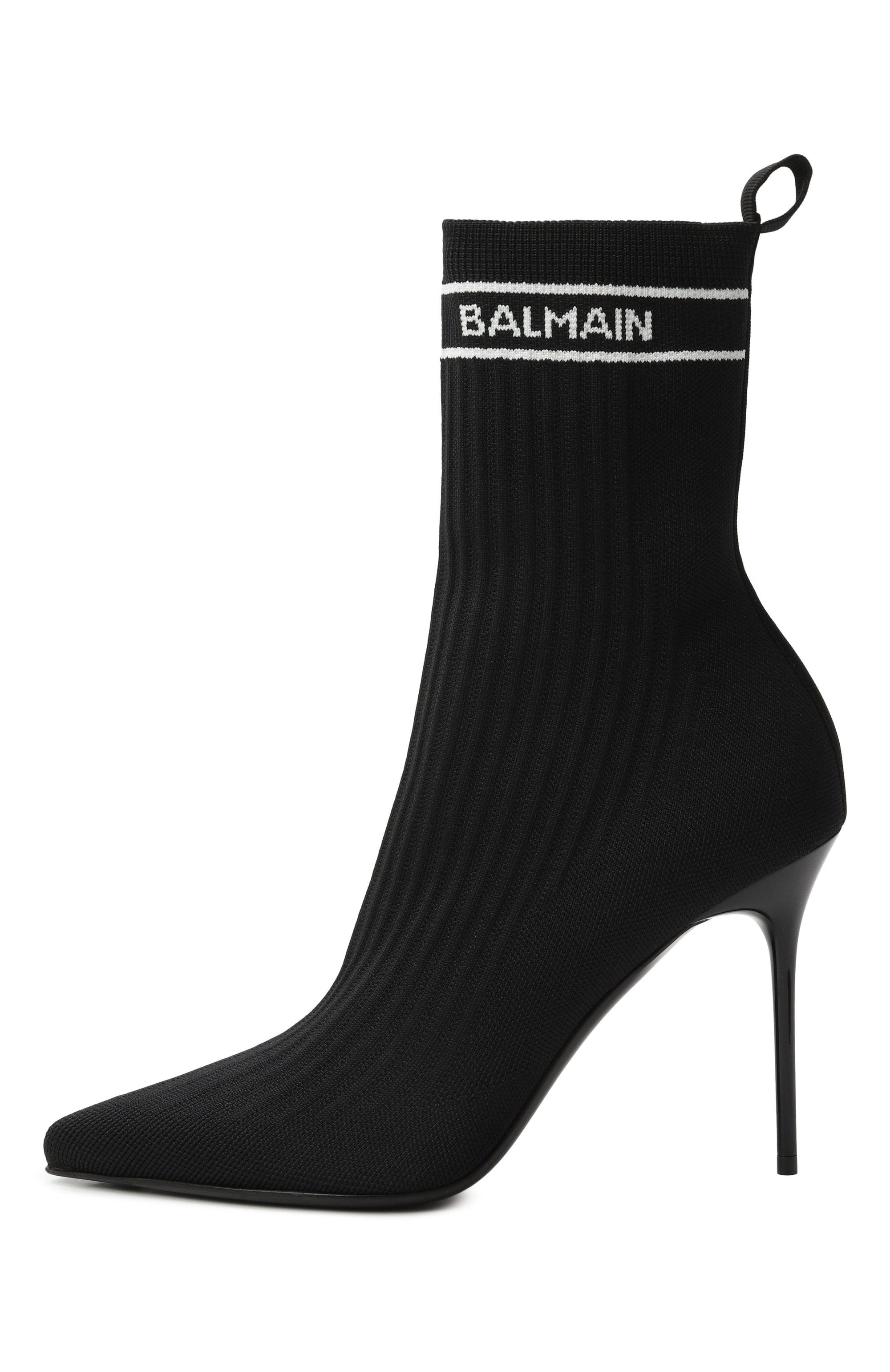 Текстильные ботильоны skye 95 BALMAIN, арт. FN0TA641/TSKT, фото 4