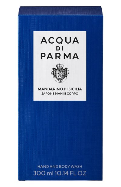 Мыло для рук и тела blu mediterraneo mandarino di sicilia (300ml) ACQUA DI PARMA, арт. ADP082605, фото 3
