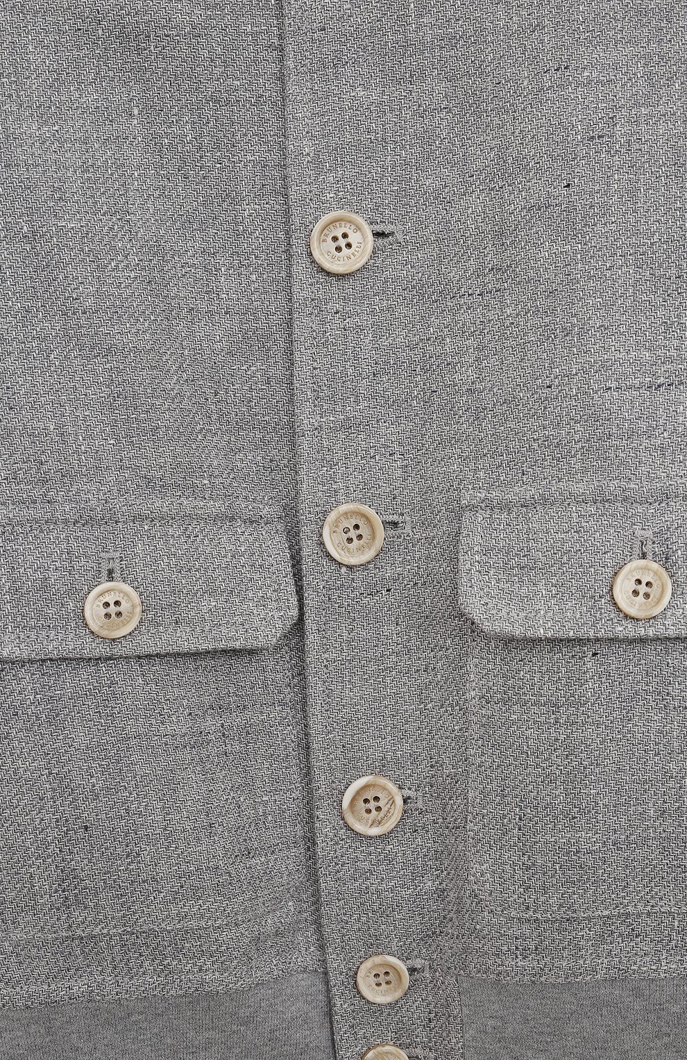 Бомбер изо льна и шерсти BRUNELLO CUCINELLI, арт. BW4820956A, фото 3