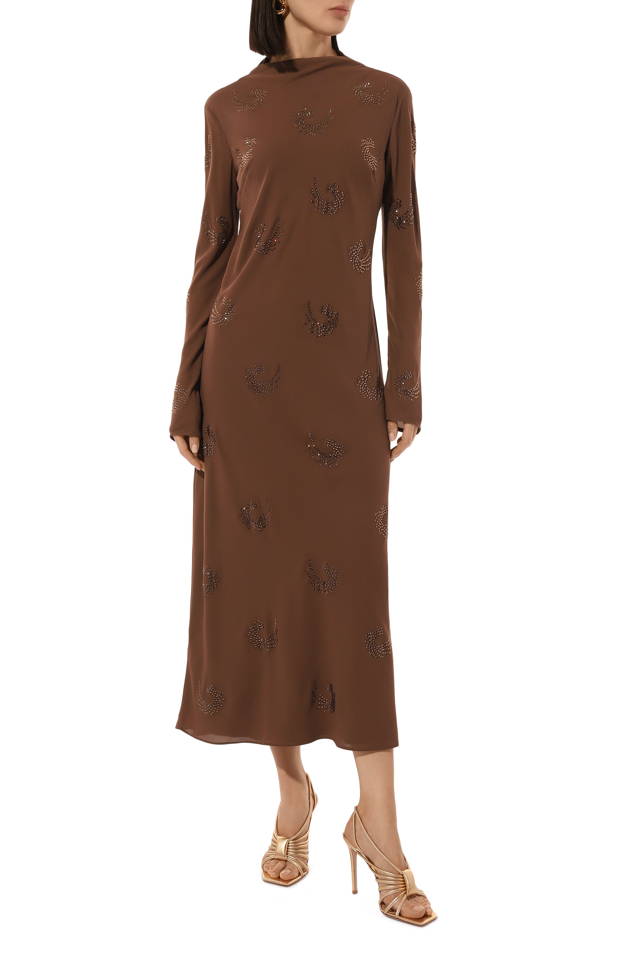 Платье с отделкой стразами PINKO, арт. 104335/A289, фото 2