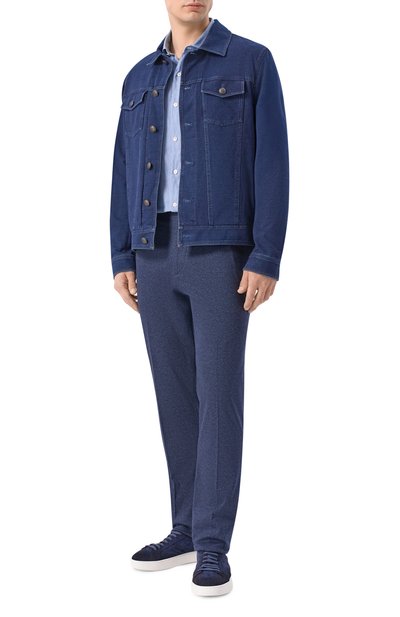 Хлопковые брюки ANDREA CAMPAGNA, арт. P209/EE119U, фото 2