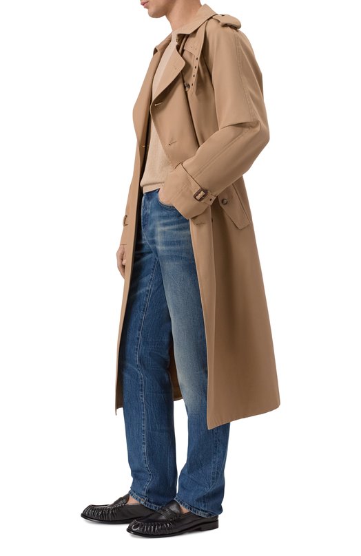 Тренч Saint Laurent 804444/Y039W Бежевый  804444/Y039W Фото 2
