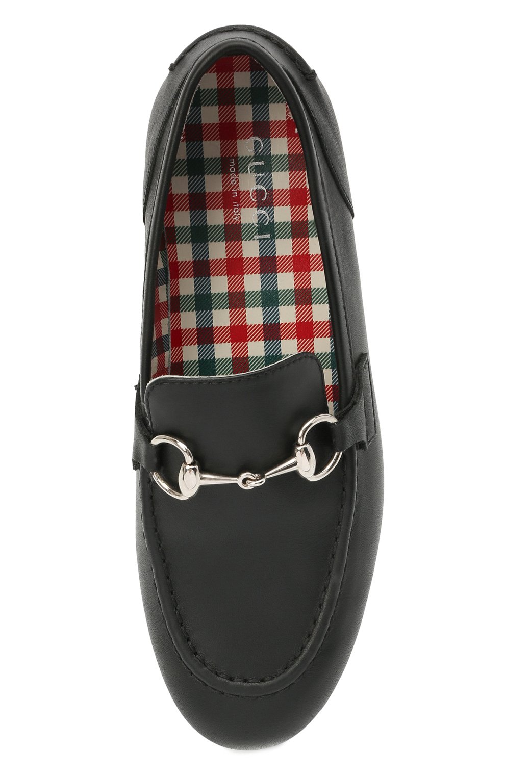 Кожаные лоферы с пряжкой GUCCI, арт. 484908/BLN00, фото 4