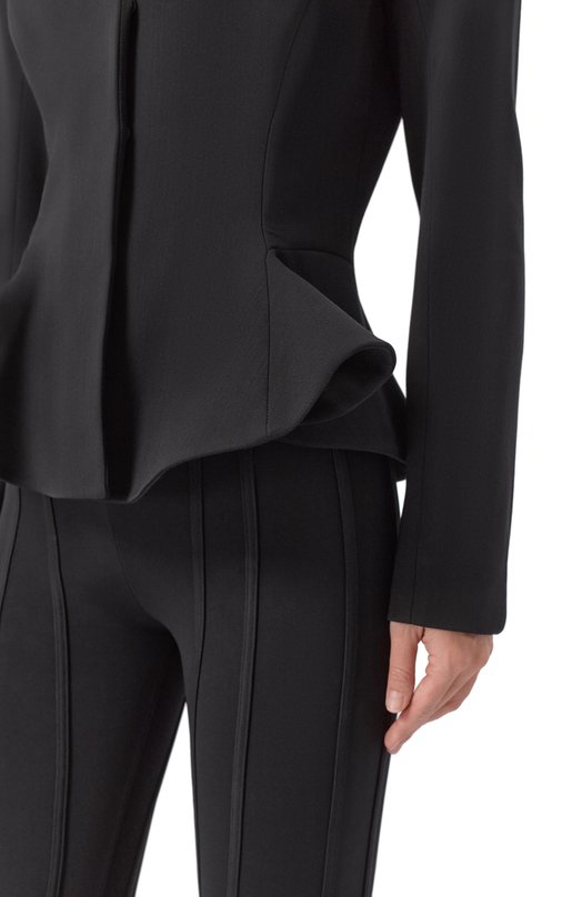 Жакет из вискозы и шерсти Mugler 25F1VE0466196 Чёрный  25F1VE0466196 Фото 5