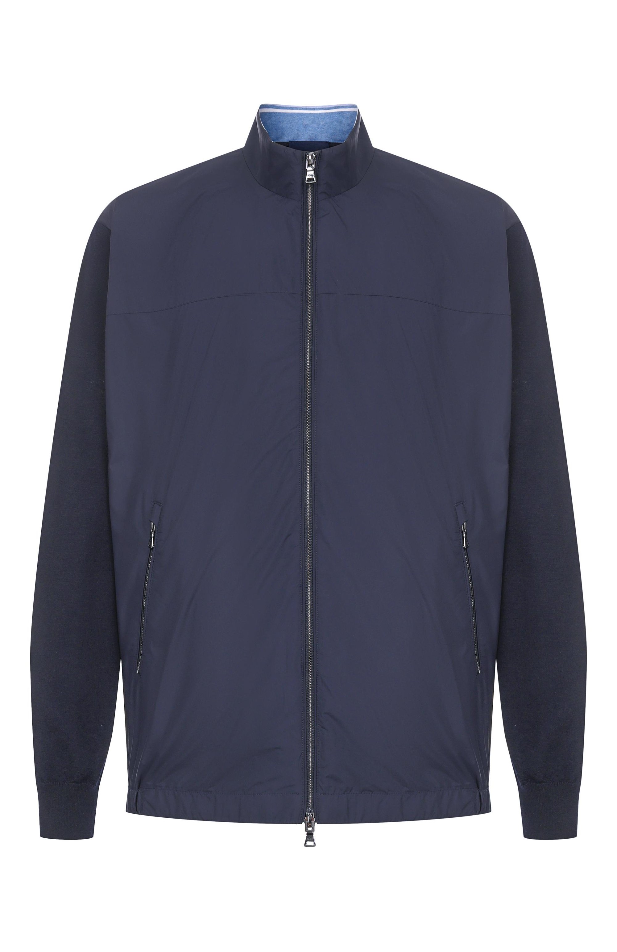 Комбинированный кардиган PAUL&SHARK темно-синего цвета по цене 99450 руб., арт. 25411721, фото 1 Комбинированный кардиган PAUL&SHARK, арт. 25411721, фото 1