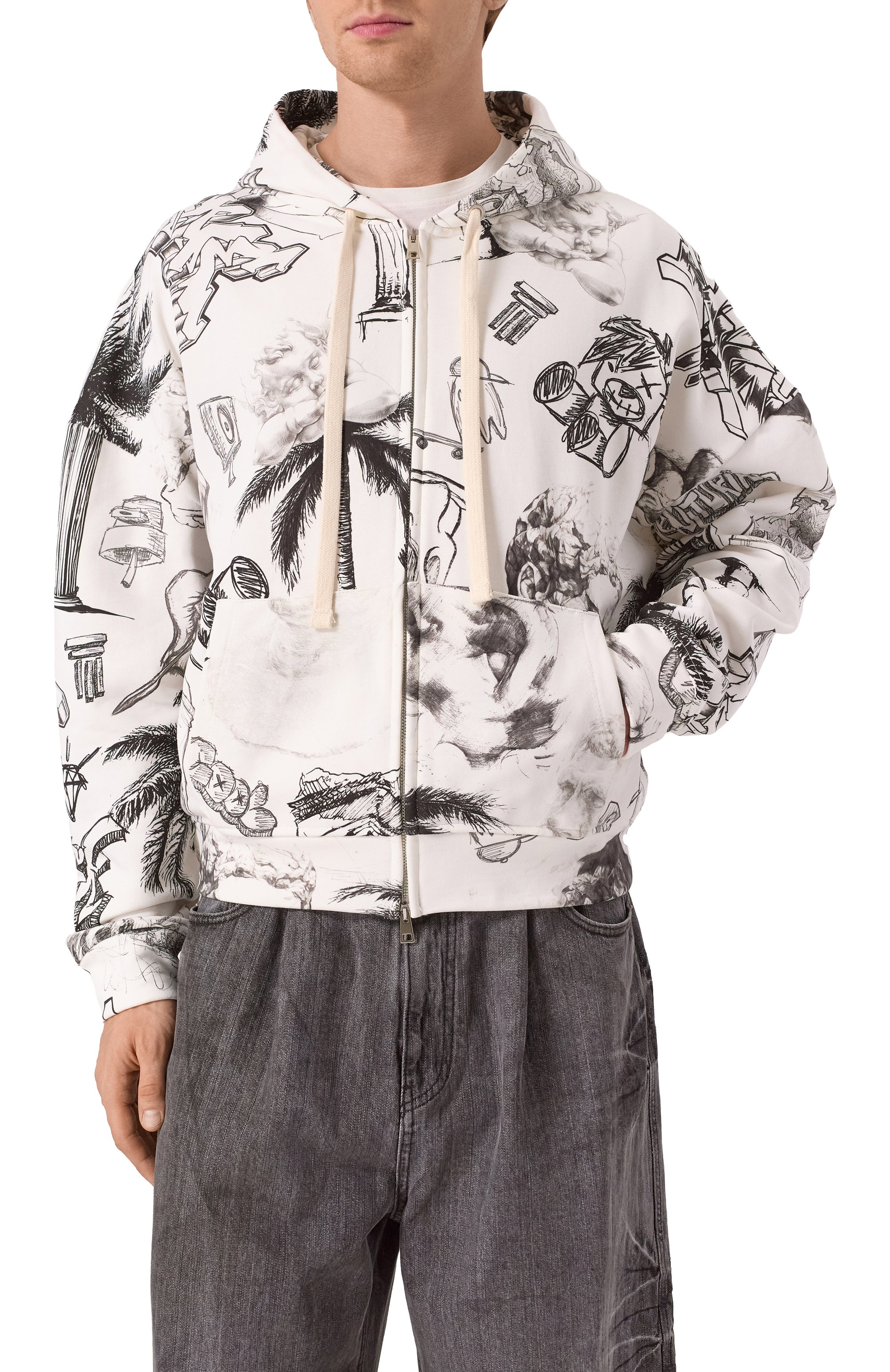 Хлопковая толстовка DIEGO VENTURINO, арт. DVFLZA0, фото 3