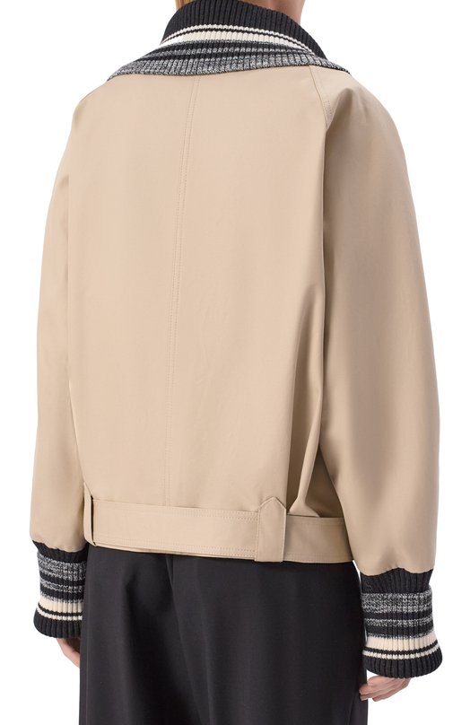 Хлопковая куртка Iro WP137RIMME Бежевый  WP137RIMME Фото 4