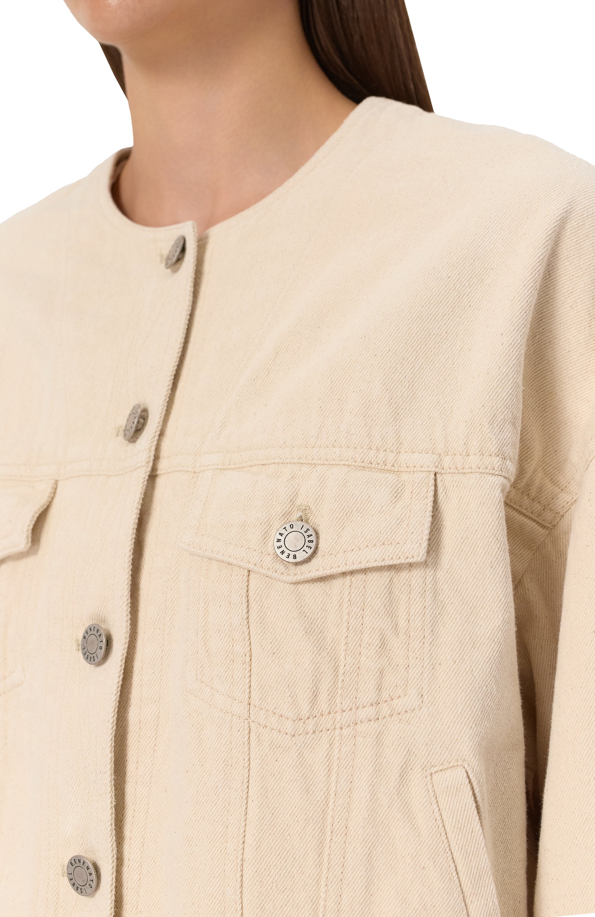 Джинсовая куртка ISABEL BENENATO, арт. DW64S25, фото 5