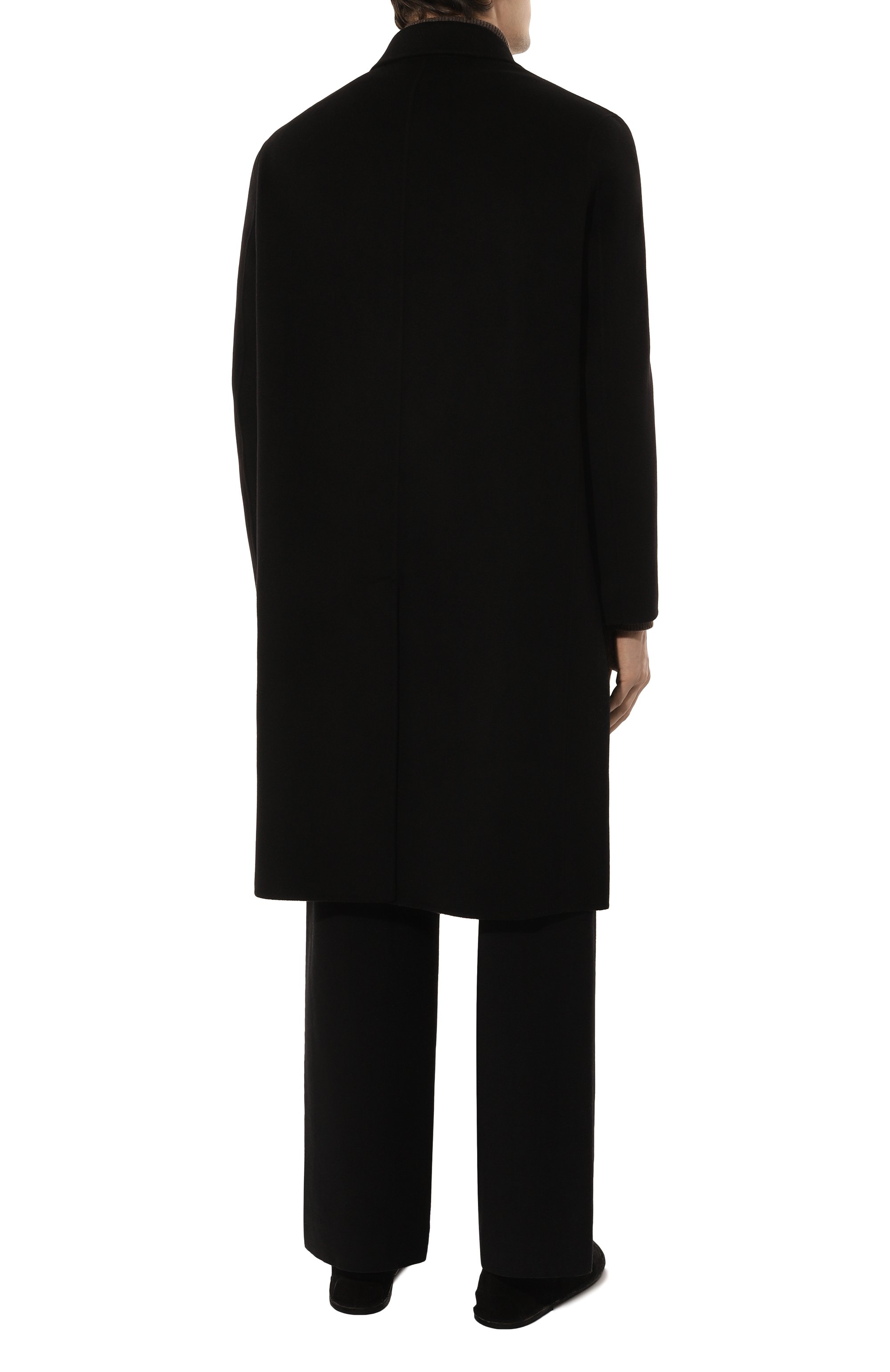 Пальто из шерсти и шелка ATTACHMENT черного цвета по цене 163000 руб., арт. AC42-002, фото 4 Пальто из шерсти и шелка ATTACHMENT, арт. AC42-002, фото 4